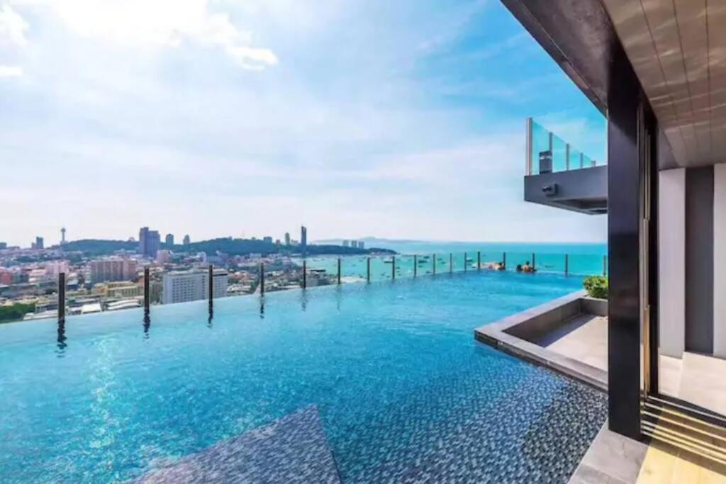 The Base Central Pattaya 2Bed King&Queen Sky Seaview & Infinity Pool Zewnętrze zdjęcie