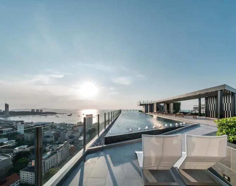 The Base Central Pattaya 2Bed King&Queen Sky Seaview & Infinity Pool Zewnętrze zdjęcie